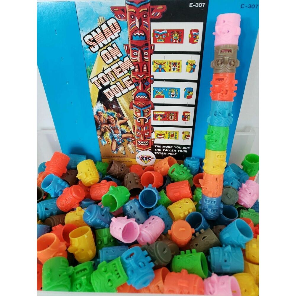 Vintage 16 Totem Pole Gumball Vending Machine toys New Old Stock SKU 24